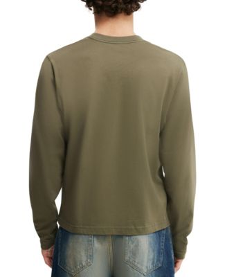 Men's Cropped Fit Long Sleeve T-Shirt