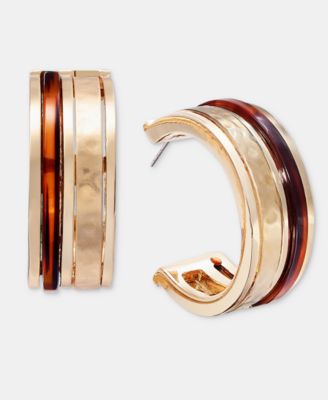 Style & Co - Inlay Hoop Earrings