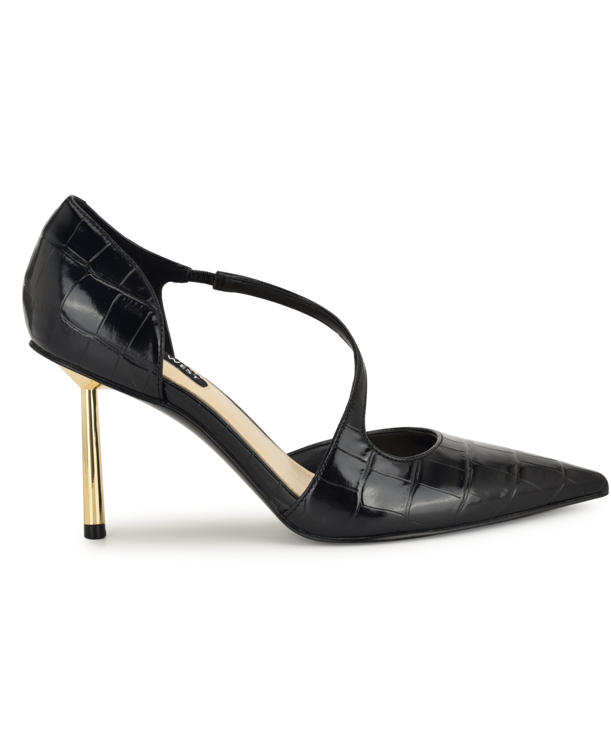 Nine West Dolen Pointed Toe Pump In Animal Print