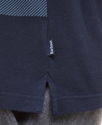 Men's Blaine Tailored-Fit Tartan Long-Sleeve Polo Shirt