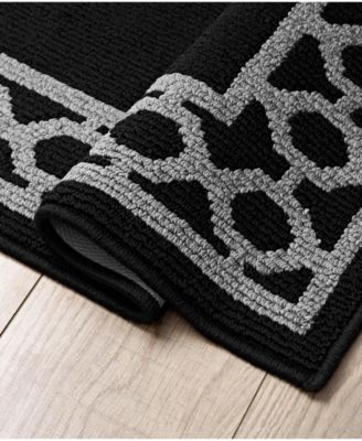 Christine Trellis Border Tufted Runner Rug, 30" x 144"