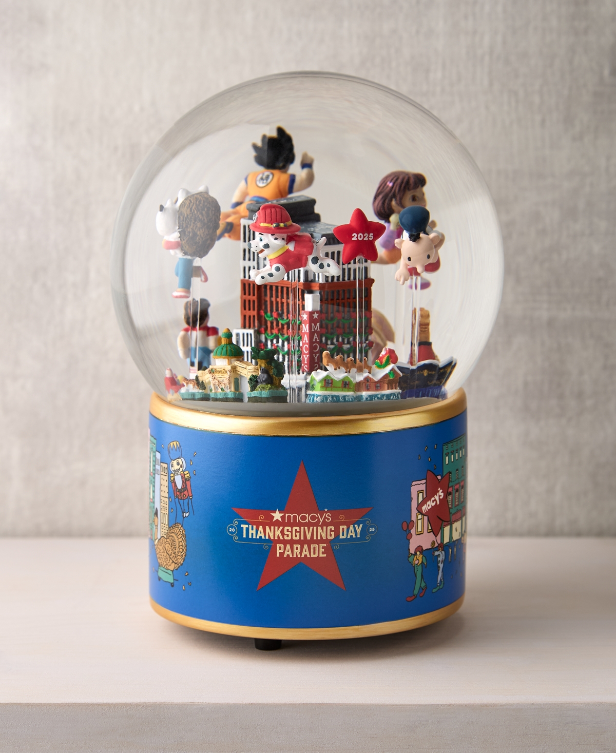 Macy's Thanksgiving Day Parade Water Globe, Macy's Exclusive