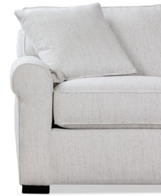 Radley Roll Arm 146" 6-Pc. Fabric Chaise Sectional with Wedge, Exclusively at Macy's