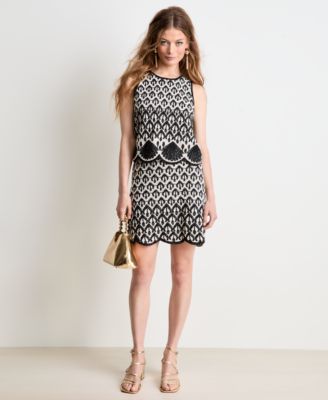 Womens Crocheted Mini Skirt Macys Exclusive - On 34th Alix Friedberg Capsule Collection - Black Beauty 24$