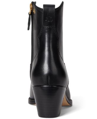 Women's Harpher Burnished Leather Booties