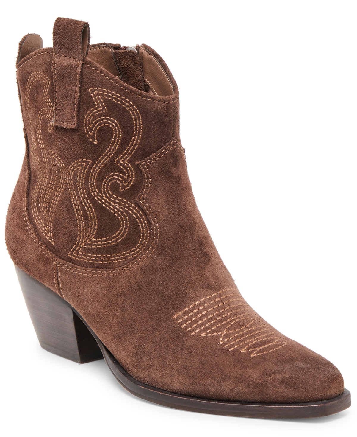 Women's Shania H2O Pull-On Western Booties - Cherry Leather