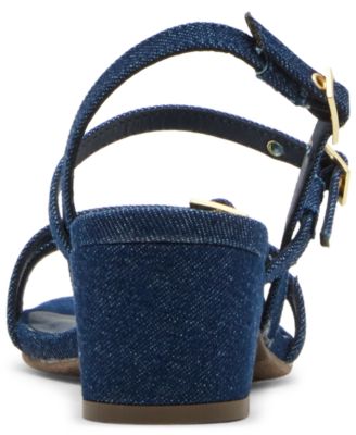 Women's Mackenzie Strappy Buckle Block Heel Dress Sandals