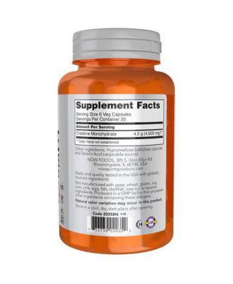 Creatine Monohydrate ,750 mg ,120 Caps