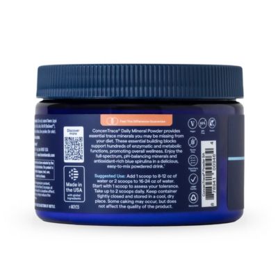 ConcenTrace Daily Mineral Powder Supports Energy & Digestion - 60 Servings