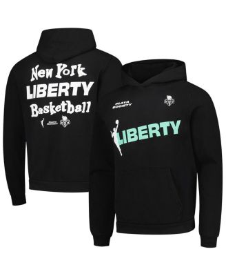 Playa Society - Men's and Women's Black New York Liberty Team Pullover Hoodie