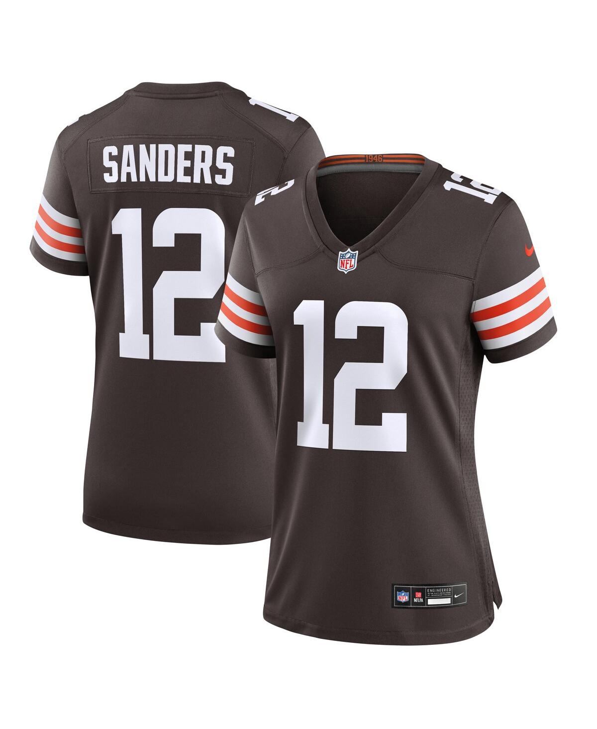 Nike Women's Shedeur Sanders Brown Cleveland Browns 2025 Nfl Draft Game Jersey - Brown