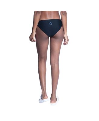 Women's Navy/White&nbsp;Dallas Cowboys Brief Game Bikini Bottom