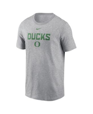 Men's Heather Gray Oregon Ducks Campus 2-Hit T-Shirt