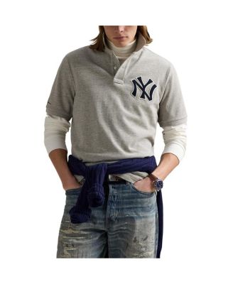 Polo Ralph Lauren - Men's Heather Gray Yankees Polo Shirt