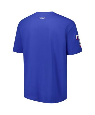 Men's Royal Texas Rangers Turn It Up Dropped Shoulder T-Shirt