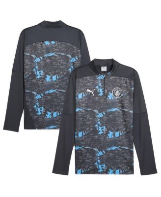 Puma - Men's Navy Manchester City 2024/25 Pre-Match Quarter-Zip Top