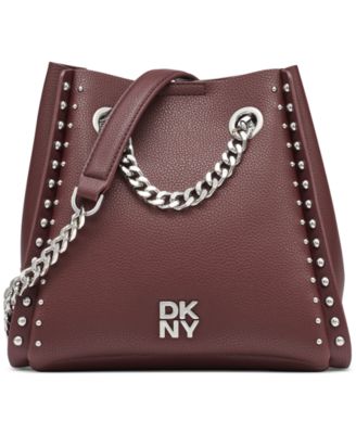 Josie Small Studded Bucket Bag