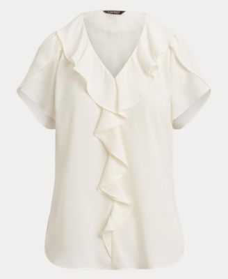 Women's Ruffle-Trim Georgette Blouse