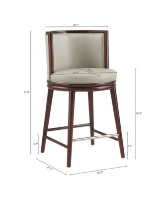 Evalyn 37.6" Upholstered Counter Stool
