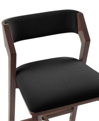 Patricia 36.2" Velvet Upholstered Counter Stool