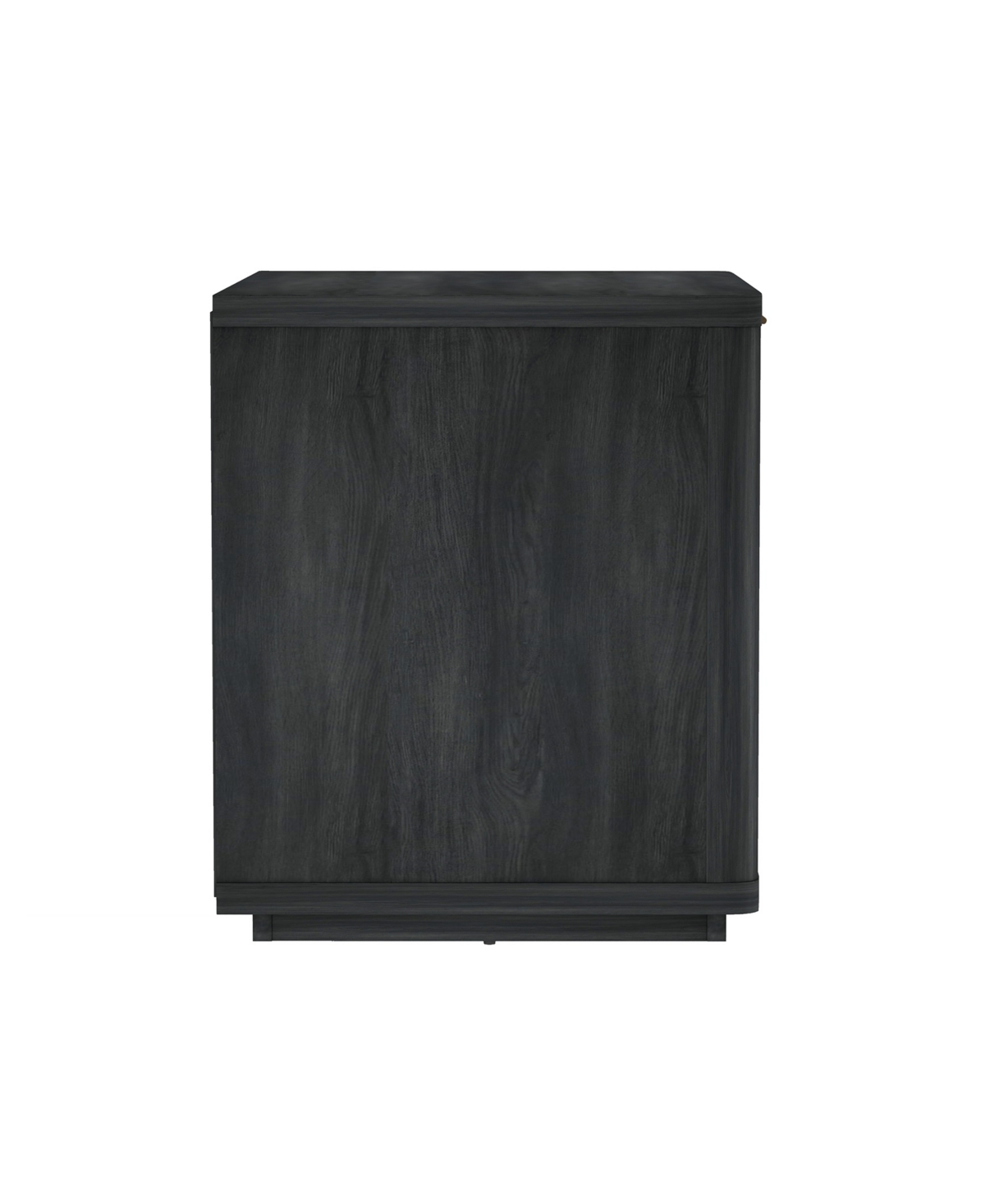 Manhattan Comfort 32" Evelyn Wood 1-drawer Nightstand In Gray