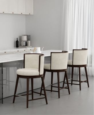 Evalyn 37.6" Upholstered Counter Stool