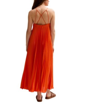 Women's Philomena Halter Neck Pleated Maxi Dress
