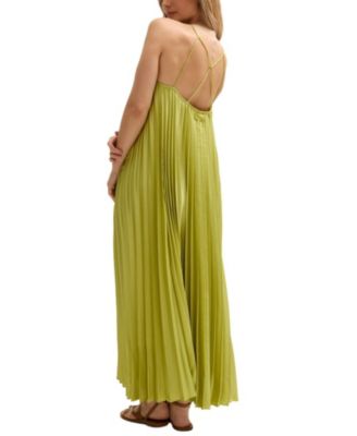 Women's Philomena Halter Neck Pleated Maxi Dress