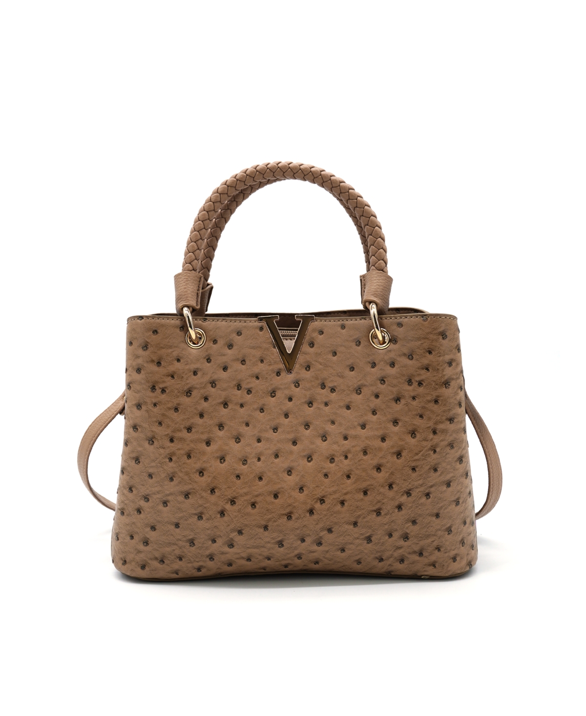 Mireille Pleated Crossbody Bag - Gray