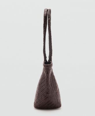 Women's Braided Leather Shoulder Bag