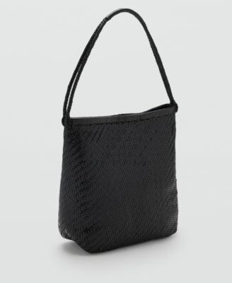 Women's Braided Leather Shoulder Bag