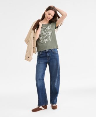 Women's Western Rope Frame Classic Crew Tee