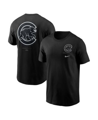Nike - Men's Black Chicago Cubs Lights Out Bar Loading T-Shirt