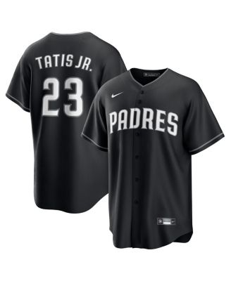 Nike - Men's Fernando Tatis Jr. Black San Diego Padres Lights Out Replica Player Jersey