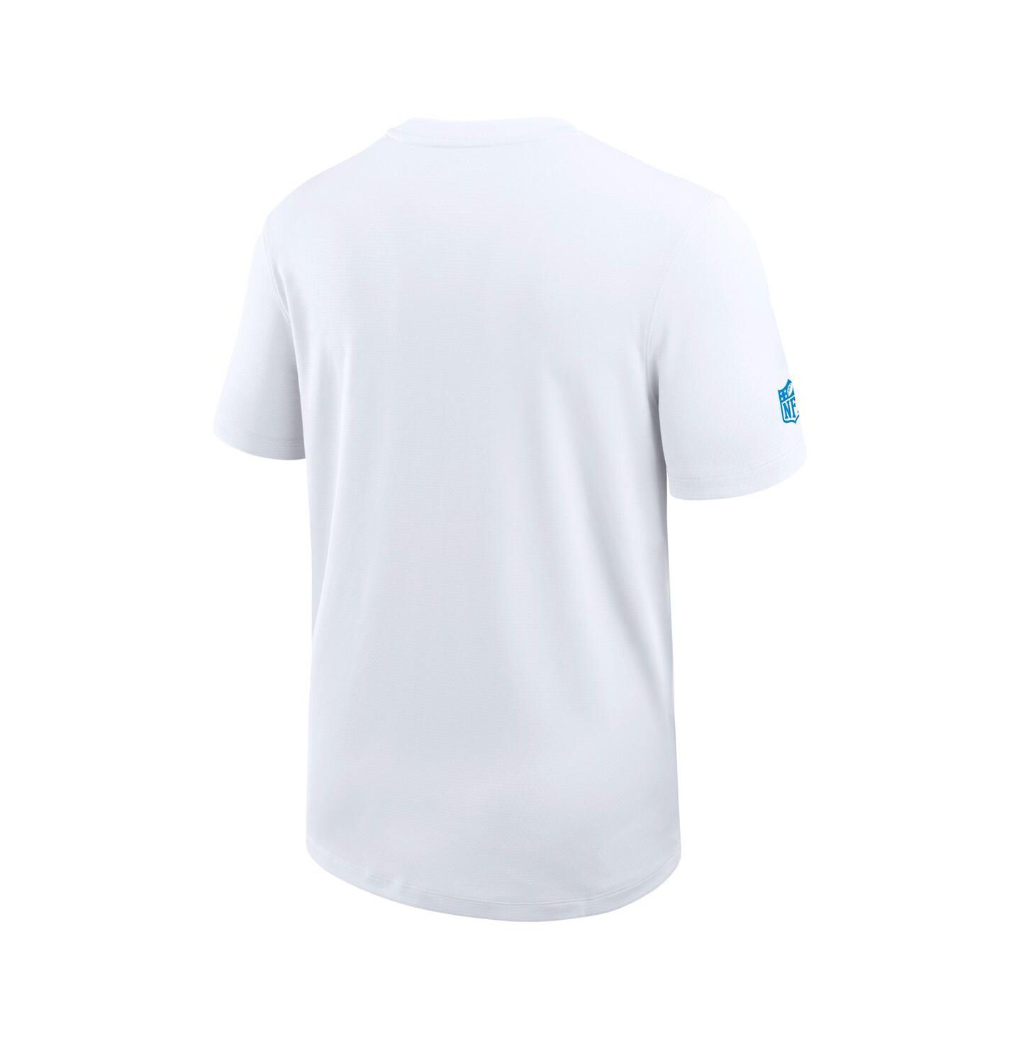 Мужская рубашка Nike White Los Angeles Chargers Sideline UV Performance Coach — фото 2