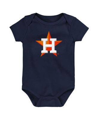 Baby Boys and Girls 3-Piece Houston Astros Slide Home Bodysuit Set