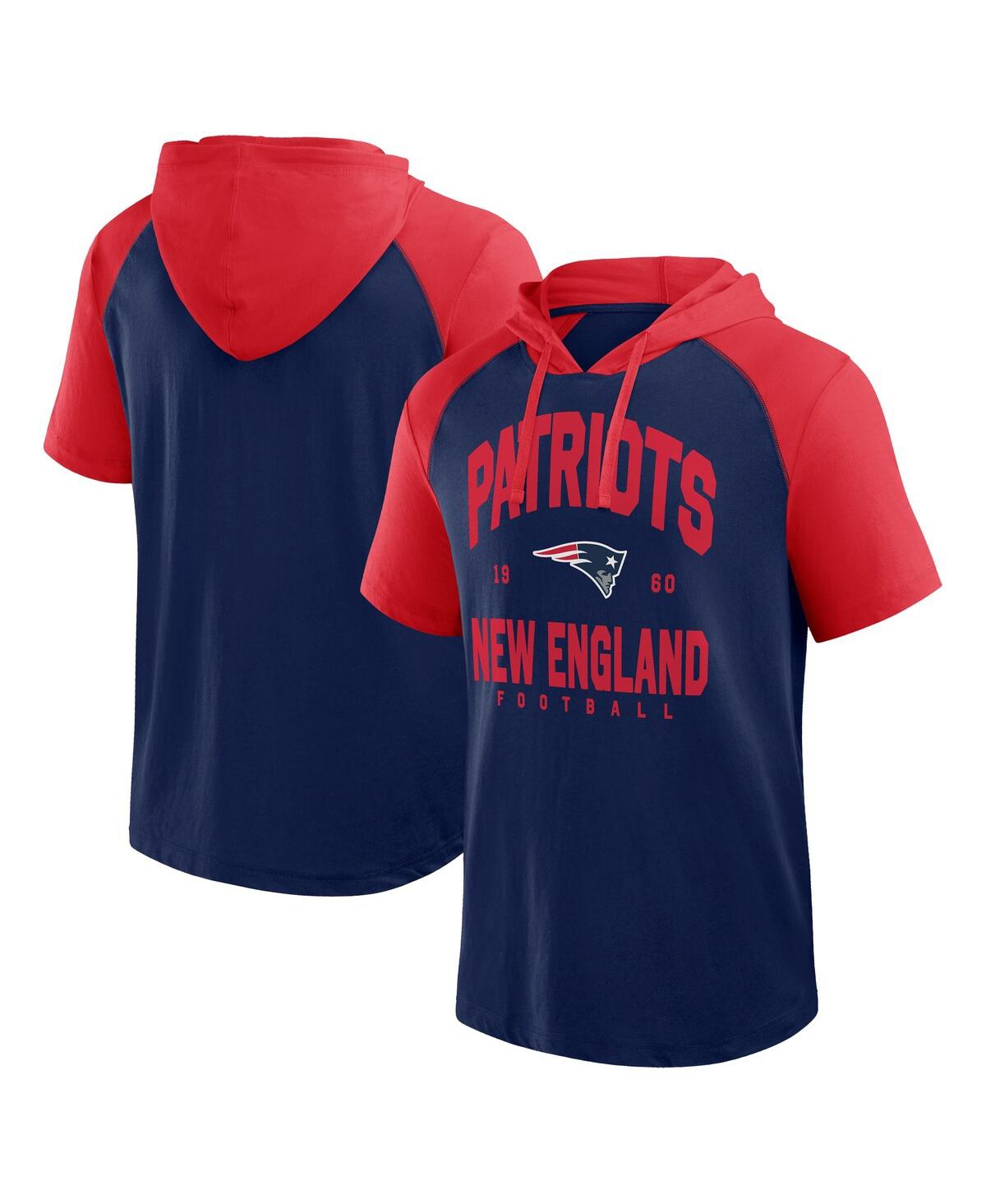 Men's Navy New England Patriots Prime Hoodie T-Shirt - Navy