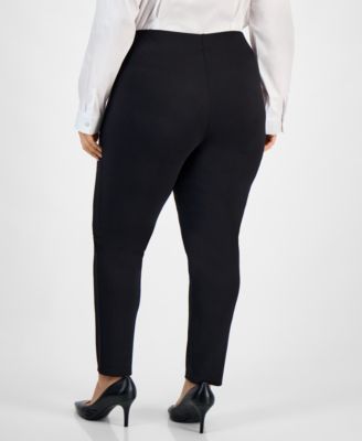 Trendy Plus Size High Rise Ponte Leggings, Macy's Exclusive