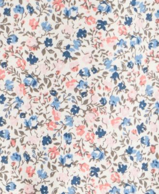 Baby Girls Hooded Vest, Floral-Print Bodysuit & Pants, 3 Piece Set