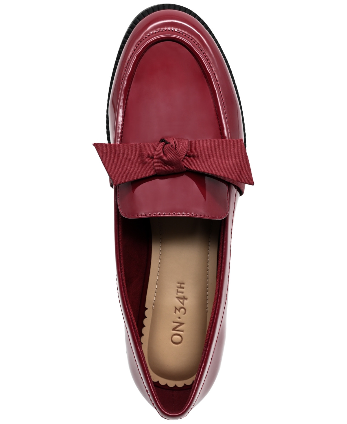 On 34th Women's Kasandra Bow Loafers, Created For Macy's In Red