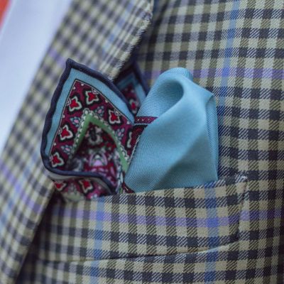Men's Perugia - Silk Pocket Square for Men