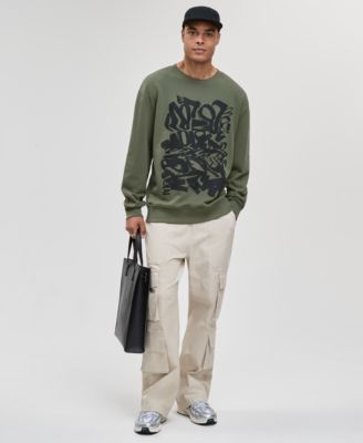 Men's Relaxed-Fit Scribble Graphic Sweatshirt, Macy's Exclusive
