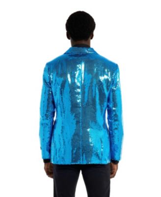 Men's Shiny Party Blazer - Sequins USA