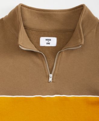 Men's Relaxed-Fit Half-Zip Sweatshirt, Macy's Exclusive