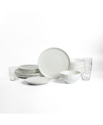 Rio 16 Pc. Dinnerware & Glassware Set, Service for 4