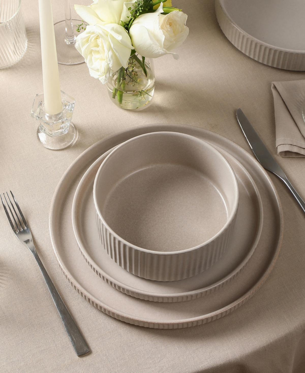 Stone Lain Haven Dinner Plates, Set of 4