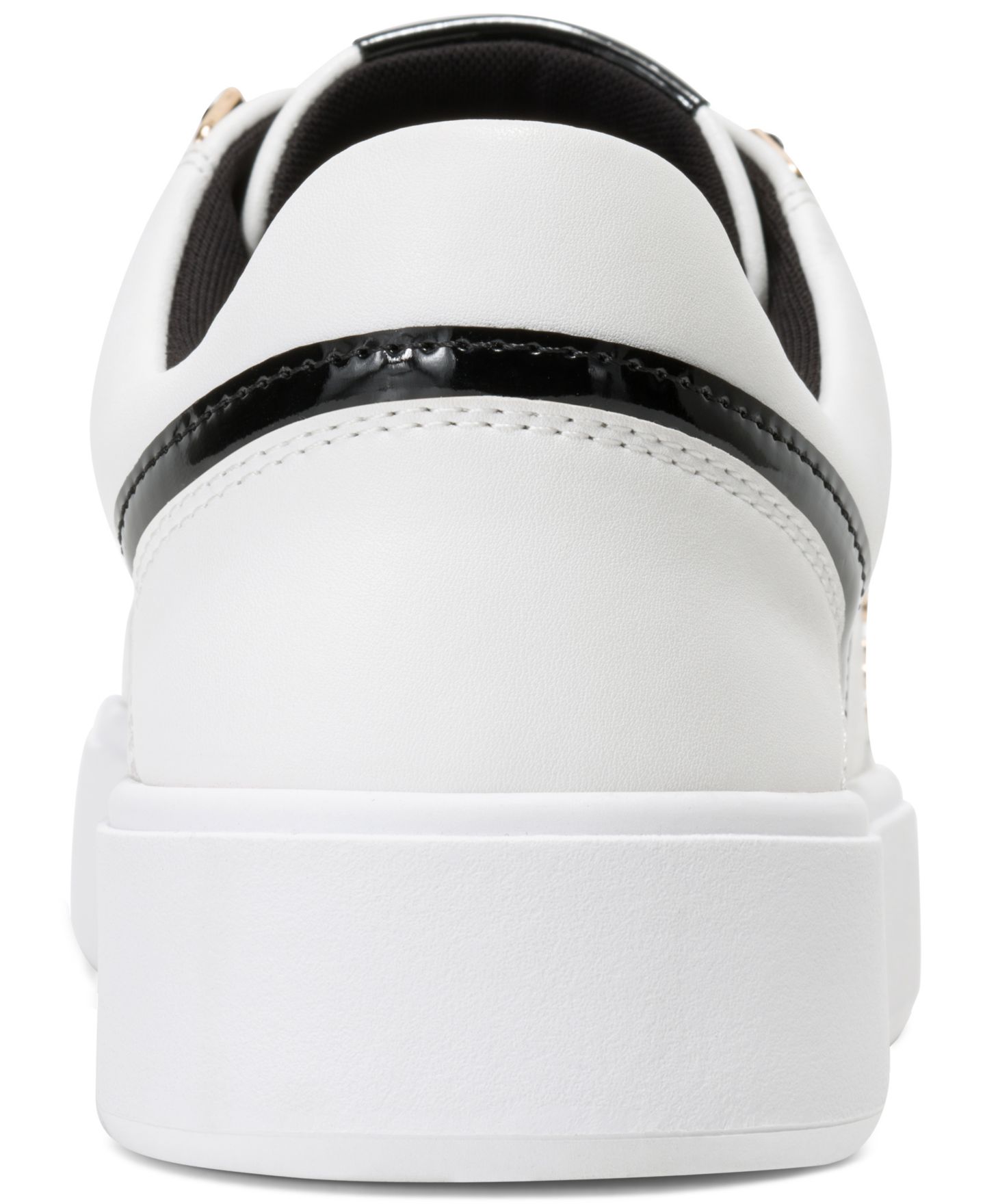 Женские кроссовки KARL LAGERFELD PARIS Stazie Lace-Up, цвет: Яркий белый / Чёрный — фото 3