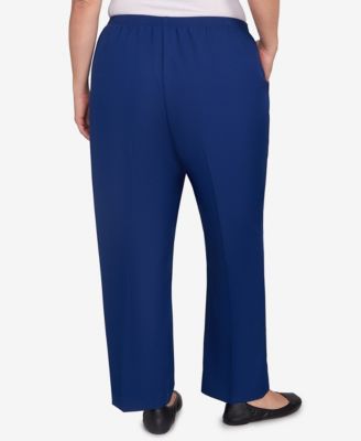 Plus Size Classic Poly Accord Short Length Pants