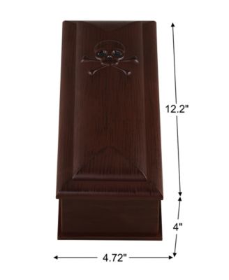 12" Animated Skeleton Coffin