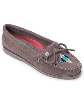 Women's Nizhoni Suede Beaded Moccasins